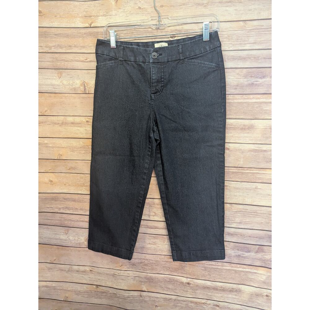 St. John's Bay Women's Capri Jeans - Mid-Rise Size 10